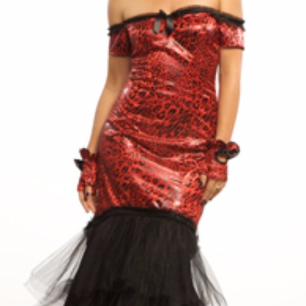 Lip Service Blacklist Leopard Liaisons dress White